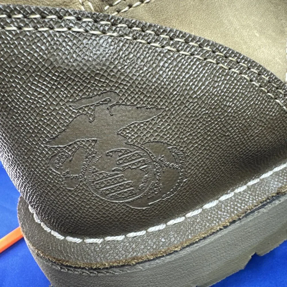 US Military Wellco E163 USMC stamp Desert Tan Rat Boot 10.5 R W/Inserts